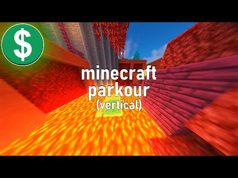 Minecraft Parkour Gameplay NO COPYRIGHT (Vertical)