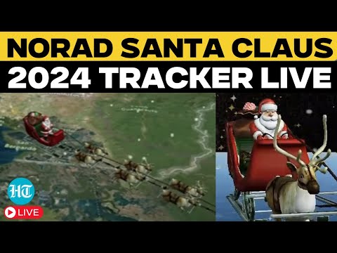 Santa Tracker LIVE | NORAD Santa Tracker LIVE | Christmas Celebrations LIVE | Christmas 2024