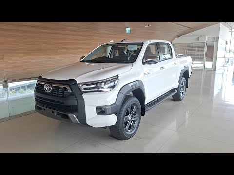 ยกสูง4ประตูEntryสวยดีขายดีตลอดกาล!! พาชม 2024 Toyota Hilux Revo D PreRunner D-Cab 2.4 Entry MT สีขาว