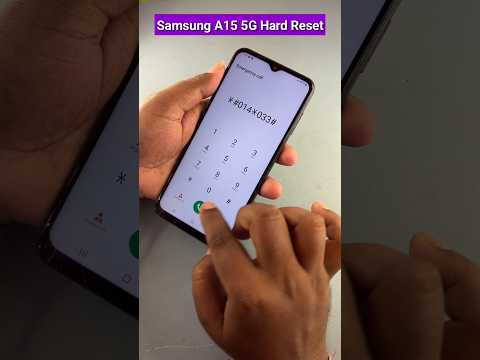 How to factory reset samsung a15 // pattern unlock #ytshorts #shorts