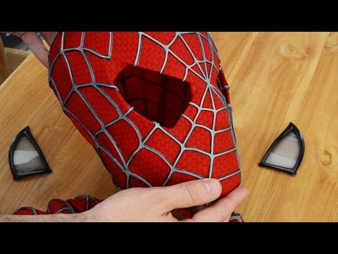 Magnetically Removable Eyes - Spider-Man Costume