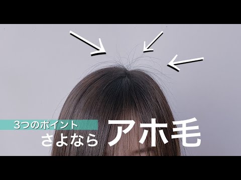 【やるのはこれだけ】あほげの綺麗なまとめ方 ｜髪の乾かし方から仕上げまで｜rolland