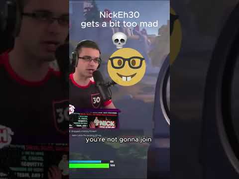 Nick eh 30 get a bit too mad at a fan #nickeh30 #funny