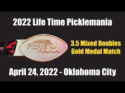 2022 Life Time Picklemania 3.5 Mixed Doubles Gold Medal Match