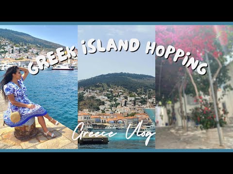 Last day in Greece 🇬🇷 Island Hopping ⛵️ #Hydra #Poros #Aegina 🌊🐚