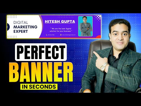 LinkedIn Banner Design Tutorial | Canva Professional Banner Design | Canva Latest Tutorial 2025