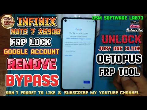 infinix Note 7 FRP bypass|Octopus FRP Tool