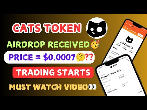 $CATS Token Distribution on Bitget🥳 || Price💲Listing & Withdrawal Process📢 || Fully Explained Video💯