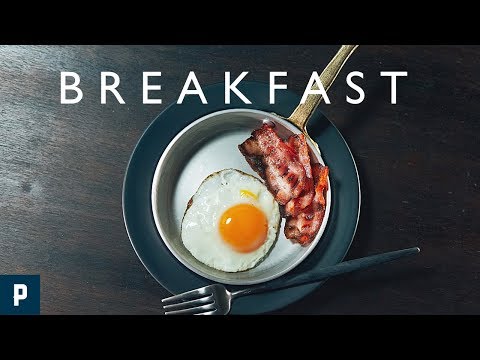 How to make delicious breakfast fried eggs and crispy bacon