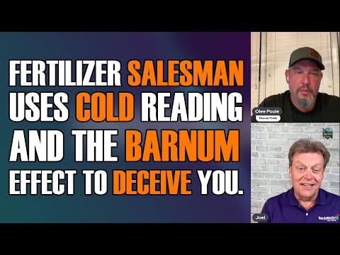 Cold Reading and the Barnum Effect - Part 1