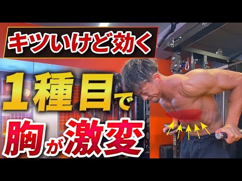 【胸トレ】大胸筋下部の最強種目！ディップス徹底解説