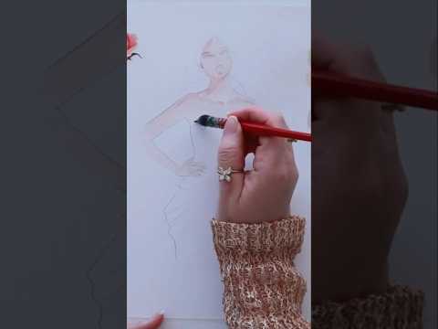 How to paint light skin with watercolor paint #painting #watercolor