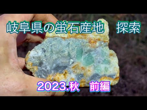 岐阜県の蛍石探索　【鉱物採集】　2023 秋　前編