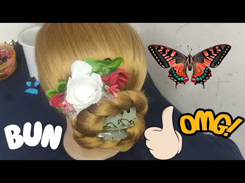 Simple Hair Style For Women☺🥰👍👌🙏||Clucher Bun ||#viralvideo #youtube #1000subscriber #trending