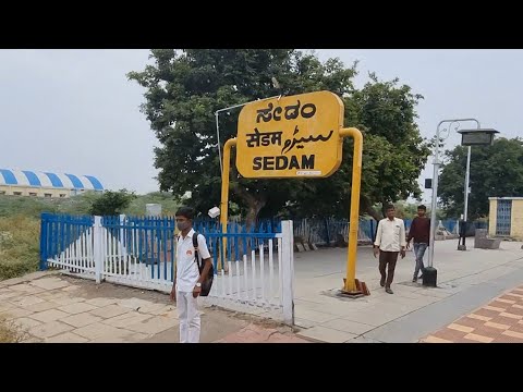 SEM, Sedam railway station Karnataka, Indian Railways Video in 4k ultra HD