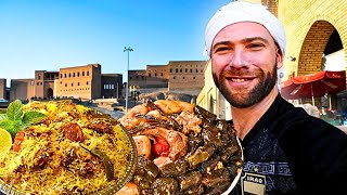 Trying Iraqi Street Food for the First Time!! Grand Bazaar Food Tour!!