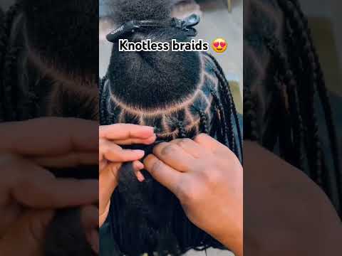 enjoy this my loves, knotless braids 😍 #foryou #haircare #subscribe #support #shortvideo