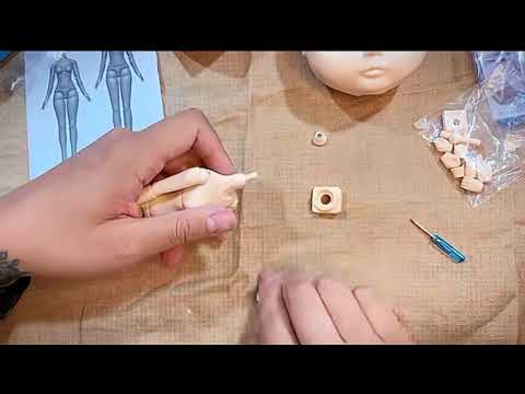 How to change NBL Blythe doll body?