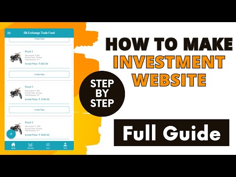 How To Develop An Investment App | Investment App Daily Income