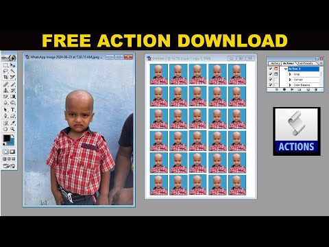 One Click Automatic Passport Photo | Sk Photos Action Download | How to Create Passport Photo