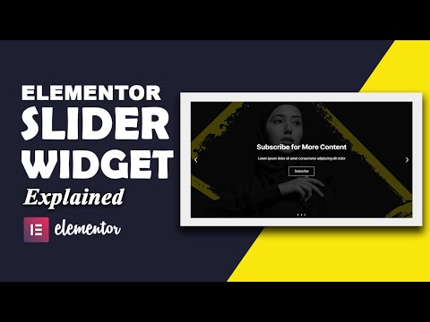 How to create a slider with Elementor Pro Slider Widget