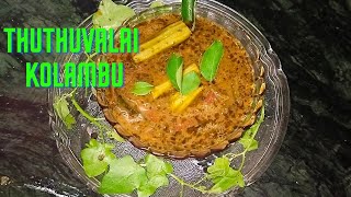 thuthuvalai kolambu recipe in Tamil/ Recipe for cold and cough Niba's Vlogs