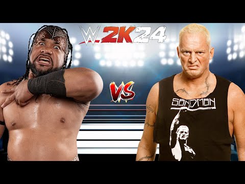 WWE 2K24 JACOB FATU VS. THE SANDMAN EXTREME RULES MATCH FOR THE ECW CHAMPIONSHIP BELT!