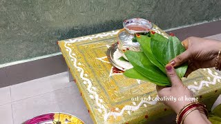 Simple Varalakshmi pooja at home | Varalakshmi pooja Vidhanam | Kalasam decoration