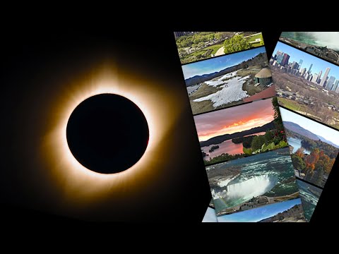 EarthCam Live:  2024 Total Solar Eclipse Through the Eyes of EarthCam