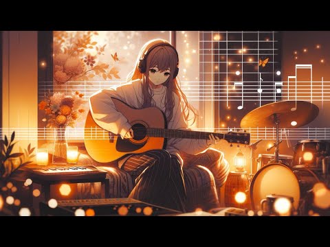 Warm and Gentle LO-FI Guitar - Relaxing Sleep Music