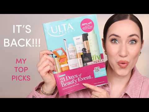 ULTA 21 Days of Beauty is BACK!! My Top Must-Haves 😍