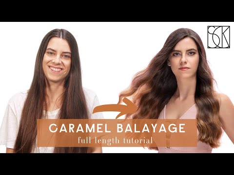 THE BEST BALAYAGE FOR DARK HAIR - TUTORIAL by SCK