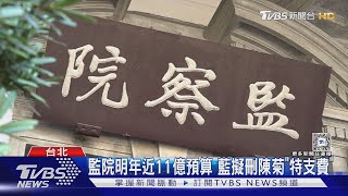 監院業務恐停擺? 藍白擬提案「大刪預算」｜TVBS新聞 @TVBSNEWS01