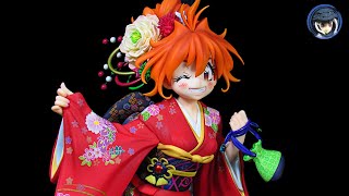 Kadokawa KD colle Slayers Lina Inverse Haregi (Kimono) Ver. 1/7 Complete Statue Anime Figure Review