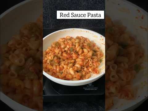 Red Sauce Macaroni Pasta #easypastarecipe #cheesepasta #पास्ता #kidssnacks #homemadefood #shorts