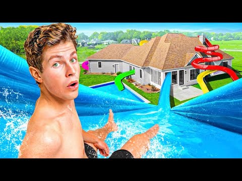 I Built a Waterpark In My House!