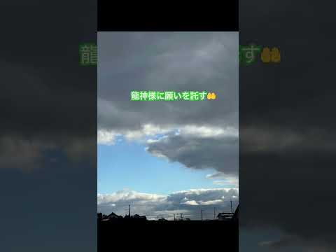 毎日祈るばかりの空🙏#sky #shortvideo #shorts #short #龍雲 #龍神様