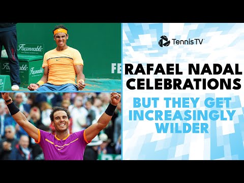 Rafael Nadal Celebrations But They Get Increasingly Wilder 💪