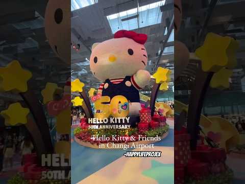 Hello Kitty & Friends #sanrio  #sanriocharacters #changiairport  #singapore