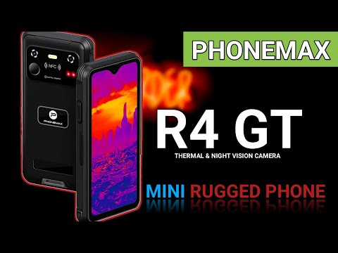 Phonemax R4 GT - First Compact Rugged Beast with Thermal and Night Vision Sensors!