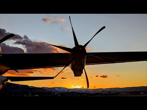 C-130J VFR "Low Level" past Rocky Mountain Landmarks