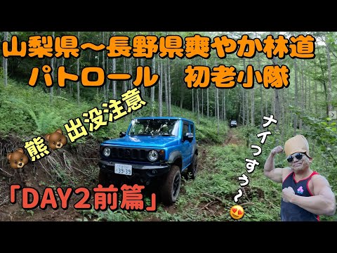 ■ジムニー■長野・新潟林道パトロール　DAY２午前　ジムニー初老小隊出陣