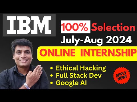 IBM & Eduskill Launched July-Aug Internship 100% Selection | Ethical Hacking Full Stack | IBM Intern