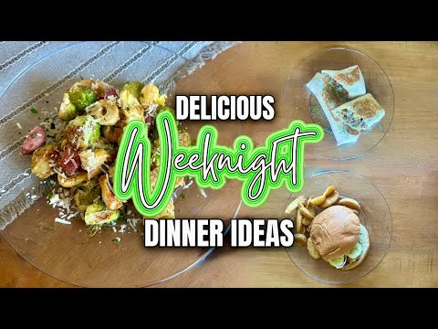 3 Easy Weeknight Dinners  | Family Dinners Ideas | What's for Dinner | MEL COOP