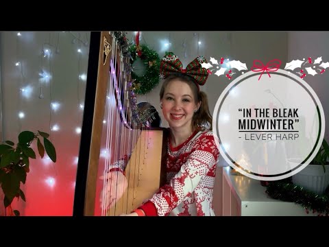 “In the bleak midwinter” on lever harp