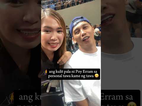 ang kulit pala ni Poy Erram sa personal nakakatuwa #pba #tnttropanggiga #poyerram