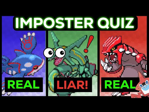 Pokédex Imposter Quiz! Which Pokédex is LYING? - Hoenn Region