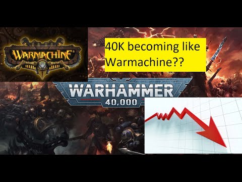 Is Warhammer 40,000 going down the same path as Competitive Warmachine?