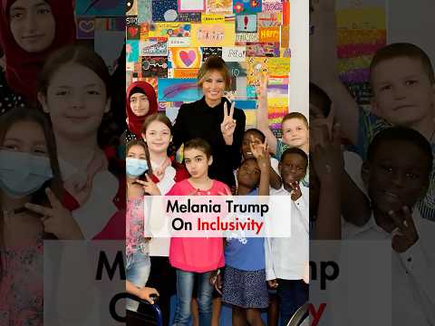 Melania Trump on Inclusivity, Diversity, and Positivity #Melaniatrump #podcast