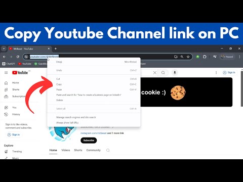 How to Copy Youtube Channel Link on PC (Quick & Simple)